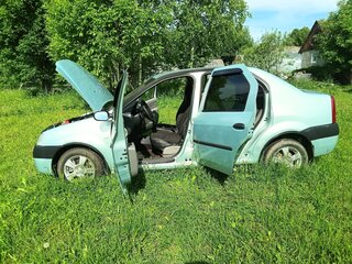 2007 Renault Logan I, зелёный, 450000 рублей, вид 4