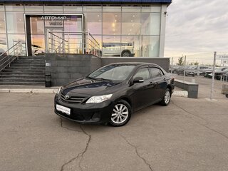 2010 Toyota Corolla X (E140, E150) Рестайлинг, чёрный, 1070000 рублей, вид 1