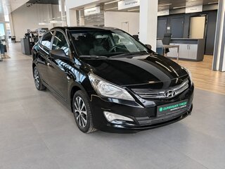 2016 Hyundai Solaris I Рестайлинг, чёрный, 1050000 рублей, вид 1