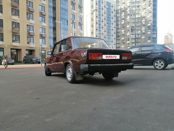 2007 Lada (ВАЗ) 2107, пурпурный, 205000 рублей - вид 7