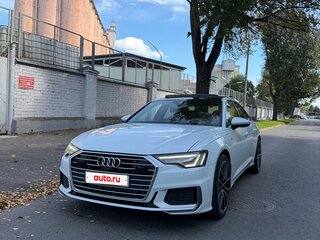 2021 Audi A6 45 TFSI V (C8), белый, 3690000 рублей, вид 3