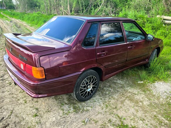 2005 Lada (ВАЗ) 2115, красный, 390000 рублей - вид 5