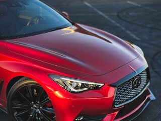 2018 Infiniti Q60 II, красный, 3700000 рублей, вид 3