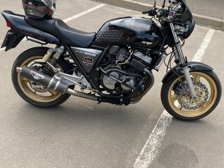 1993 Honda CB 400 Super Four, чёрный, 220000 рублей, вид 1