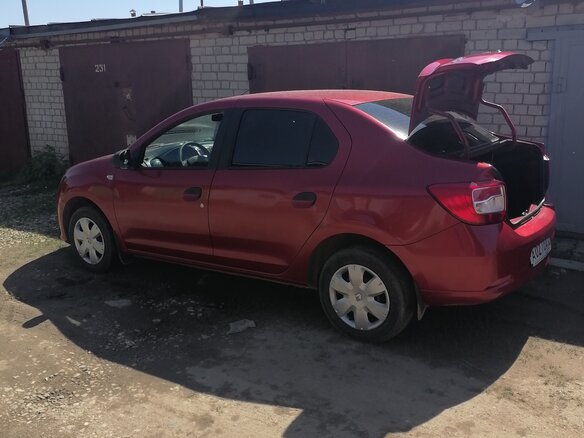 2014 Renault Logan II, пурпурный - вид 6