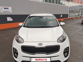 2017 Kia Sportage IV, белый, 1800000 рублей, вид 1