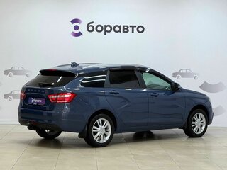 2017 Lada (ВАЗ) Vesta SW I, синий, 895000 рублей, вид 4