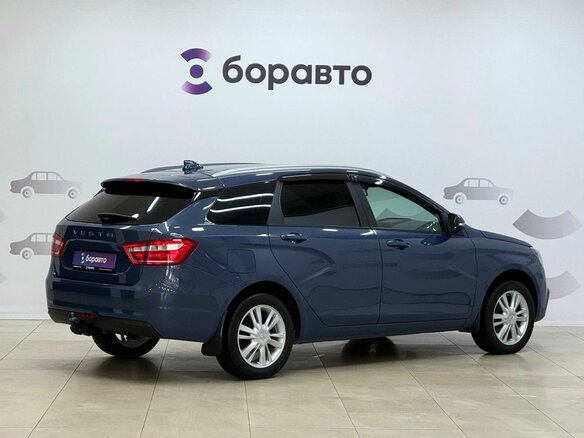 2017 Lada (ВАЗ) Vesta SW I, синий, 895000 рублей - вид 3