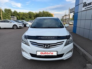 2014 Hyundai Solaris I Рестайлинг, белый, 875000 рублей, вид 5