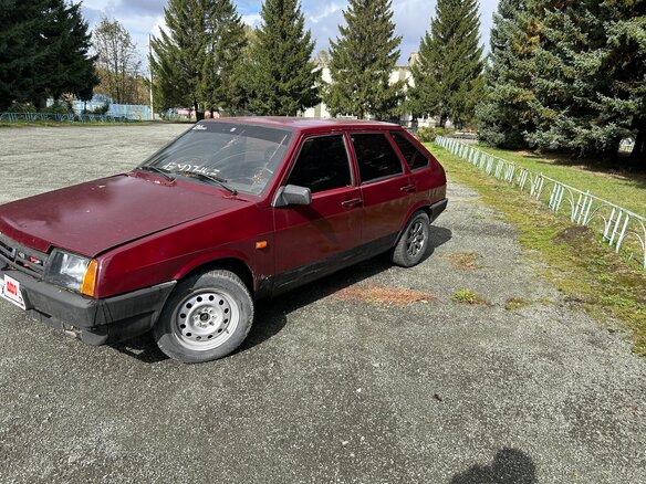 1996 Lada (ВАЗ) 2109, пурпурный, 120000 рублей