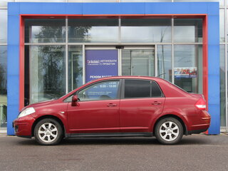 2007 Nissan Tiida I, красный, 365000 рублей, вид 2