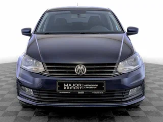 2017 Volkswagen Polo V Рестайлинг, синий, 1070000 рублей, вид 2