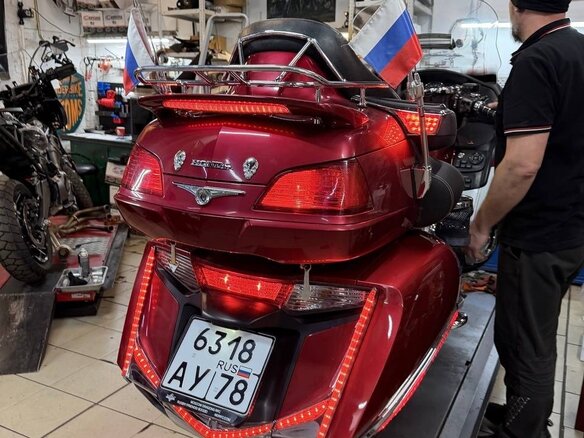 2012 Honda GL 1800 Gold Wing, красный, 1399999 рублей - вид 7