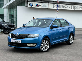 2015 Skoda Rapid I, синий, 968000 рублей, вид 1