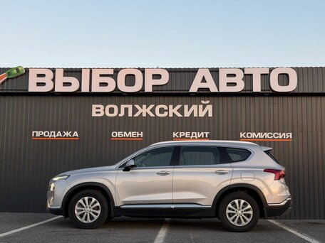 2021 Hyundai Santa Fe IV Рестайлинг, серебристый, 3160000 рублей, вид 3