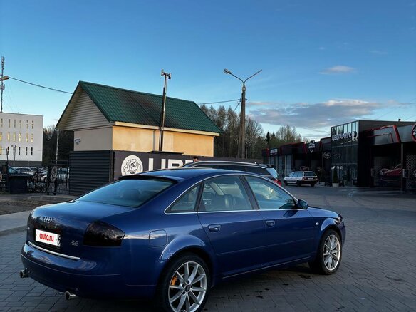 1997 Audi A6 II (C5), синий, 450000 рублей - вид 5