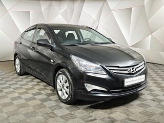 2016 Hyundai Solaris I Рестайлинг, чёрный, 989000 рублей, вид 3