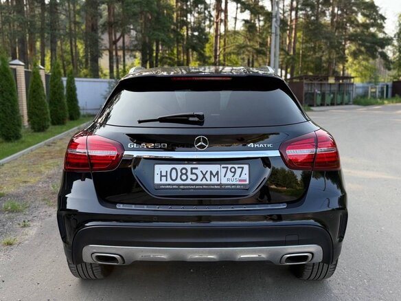 2017 Mercedes-Benz GLA 250 I (X156) Рестайлинг, чёрный - вид 6