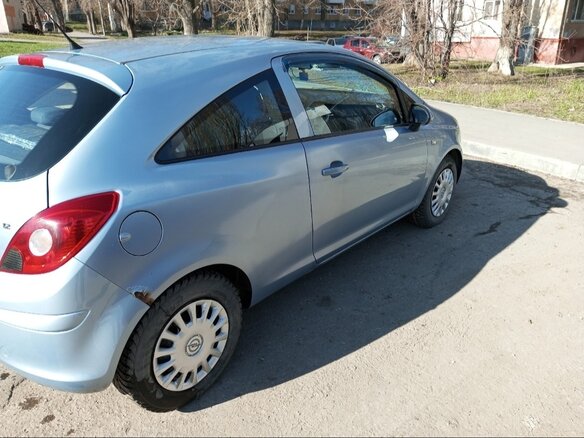 2008 Opel Corsa D, голубой, 370000 рублей - вид 3