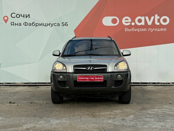 2008 Hyundai Tucson I, серебристый - вид 1