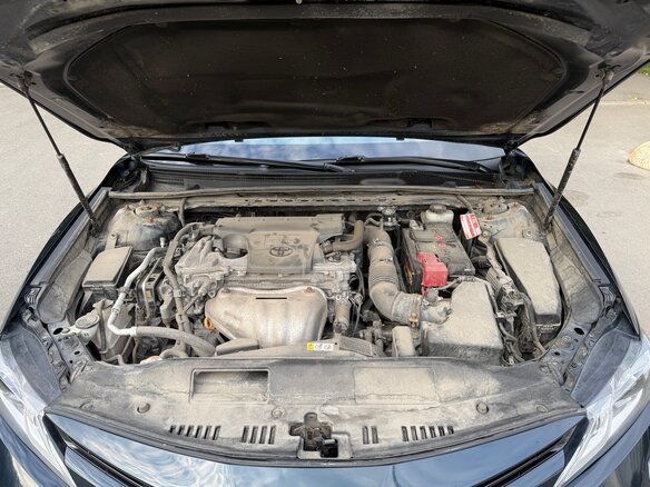 2019 Toyota Camry VIII (XV70), синий, 2700000 рублей - вид 9