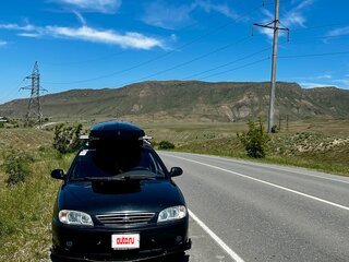 2006 Kia Spectra I Рестайлинг 2, чёрный, 444444 рублей, вид 4