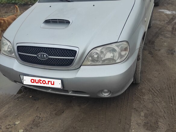 2004 Kia Carnival I Рестайлинг, серый, 400000 рублей