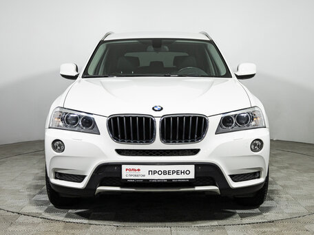 2013 BMW X3 20i xDrive II (F25), белый, 1629700 рублей, вид 2