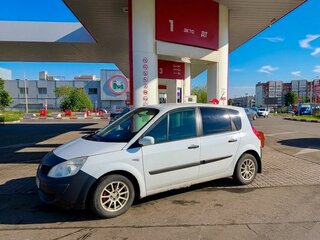 2007 Renault Scenic II Рестайлинг, белый, 350000 рублей, вид 1