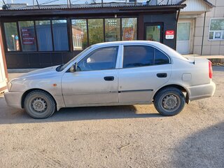 2011 Hyundai Accent ТагАЗ II, серебристый, 200000 рублей, вид 3