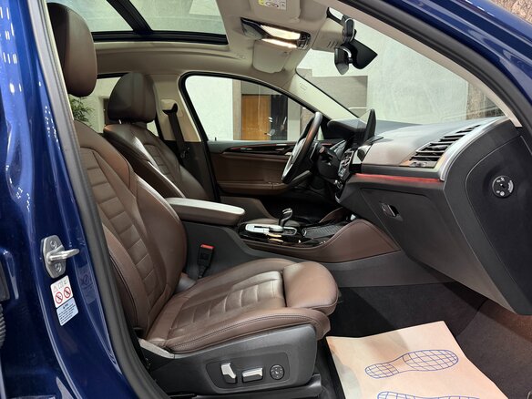 2021 BMW X4 20i II (G02) Рестайлинг, синий, 5998000 рублей - вид 11