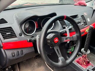 2007 Mitsubishi Lancer X, чёрный, 550000 рублей, вид 4