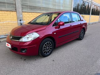 2012 Nissan Tiida I Рестайлинг, красный, 930000 рублей, вид 3