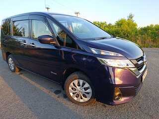 2016 Nissan Serena S-Hybrid V (C27), синий, 1380000 рублей, вид 4