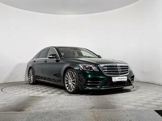 2020 Mercedes-Benz S-Класс 400 d VI (W222, C217) Рестайлинг, зелёный, 6534000 рублей, вид 3