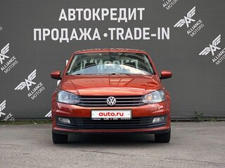 2016 Volkswagen Polo V Рестайлинг, оранжевый, 1100000 рублей, вид 2
