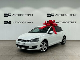 2013 Volkswagen Golf VII, белый, 929000 рублей, вид 1