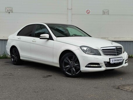2013 Mercedes-Benz C-Класс 180 III (W204) Рестайлинг, белый, 1440000 рублей, вид 3