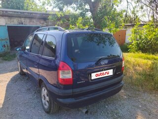 2004 Opel Zafira A Рестайлинг, синий, 490000 рублей, вид 5
