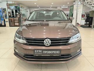 2016 Volkswagen Jetta VI Рестайлинг, коричневый, 1350000 рублей, вид 2