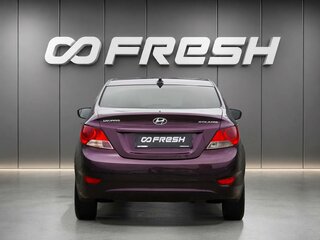 2011 Hyundai Solaris I, фиолетовый, 699000 рублей, вид 4
