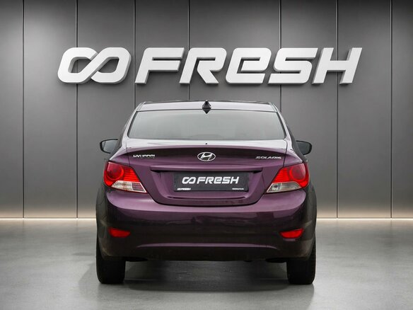 2011 Hyundai Solaris I, фиолетовый, 699000 рублей - вид 3