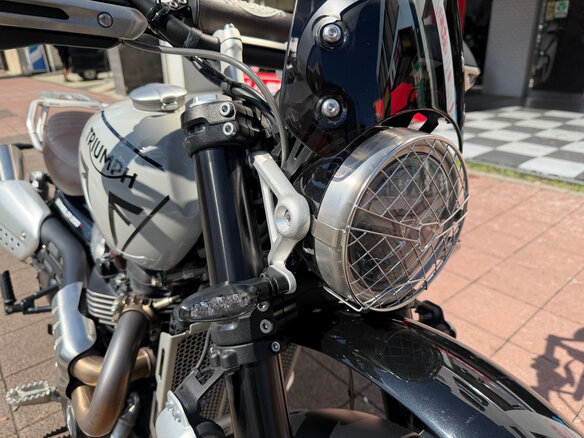 2024 Triumph Scrambler, серый - вид 16