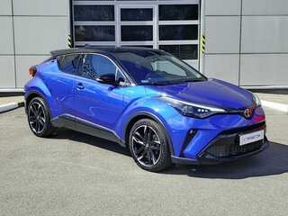 2021 Toyota C-HR I Рестайлинг, синий, 3045000 рублей, вид 3