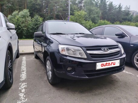 2013 Lada (ВАЗ) Granta I, синий, 380000 рублей, вид 2