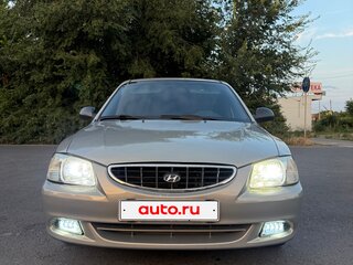 2008 Hyundai Accent ТагАЗ II, коричневый, 500000 рублей, вид 5