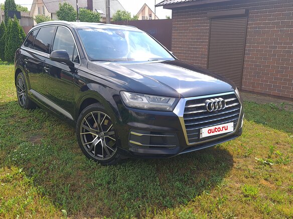 2015 Audi Q7 II (4M), чёрный - вид 1