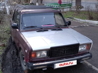 2007 Lada (ВАЗ) 2107, пурпурный, 145000 рублей, вид 2