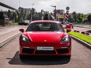 2018 Porsche Cayman III 718 (982), красный, 6290000 рублей, вид 4