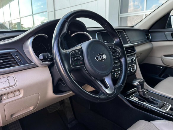 2017 Kia Optima IV, синий, 1609000 рублей - вид 12